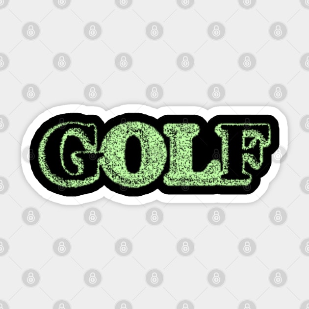 Green Golf Sticker by Moses77